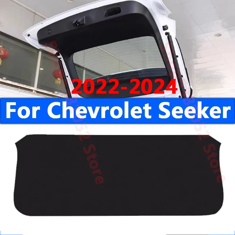 For Chevrolet Seeker 2022 2023 2024 Car Trunk PU Leather Protective Pad Car Trunk Tailgate Protection Pad Accessories Cover