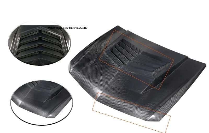 For  CTS-V Hood 2008-2013 Exterior Accessories Car Hood Cover CTS D3 Design Front Engine Bonnet