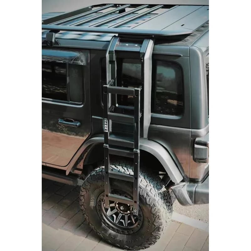 Hot Selling Heavy Duty Aluminum Roof Rack w/ Ladder Exterior Tuning Off-Road for Wrangler JL 2018+ JK 2007-2017