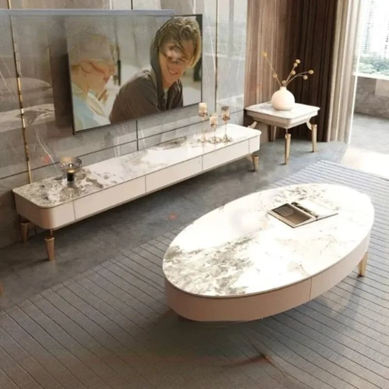 Unique White Tv Cabinet 180Cm European Minimalist Space Saving Living Room Tv Stands Nordic Meuble De Television Furniture Home
