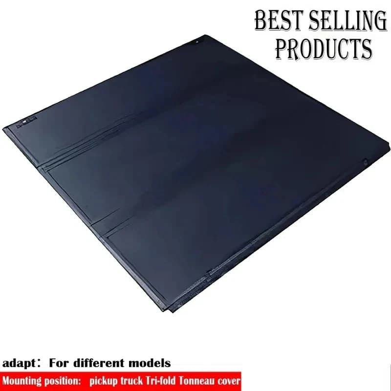 Performance Upgrade Factory Price Aluminum Tri-Fold Pickup Truck Bed Tonneau Cover Exterior Accsory