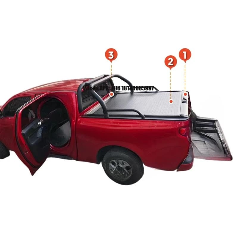 Hard Low Profile Cover for 5.7 ft Tonneau Cover Accessories Retractable Pickup Truck Hard Bed Cover Roller Lid