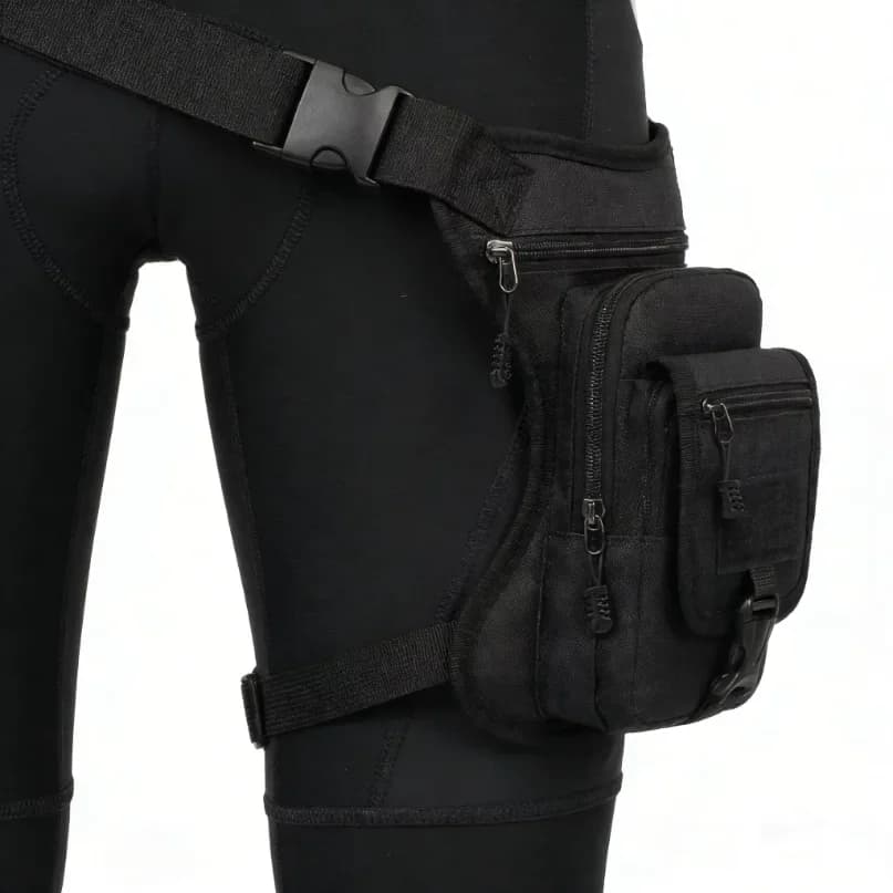 Bolsa de Pierna para Motocicleta, Multifuncional, Impermeable, para Viajes, Ciclismo, Senderismo, Portátil, para Cintura, Hombro