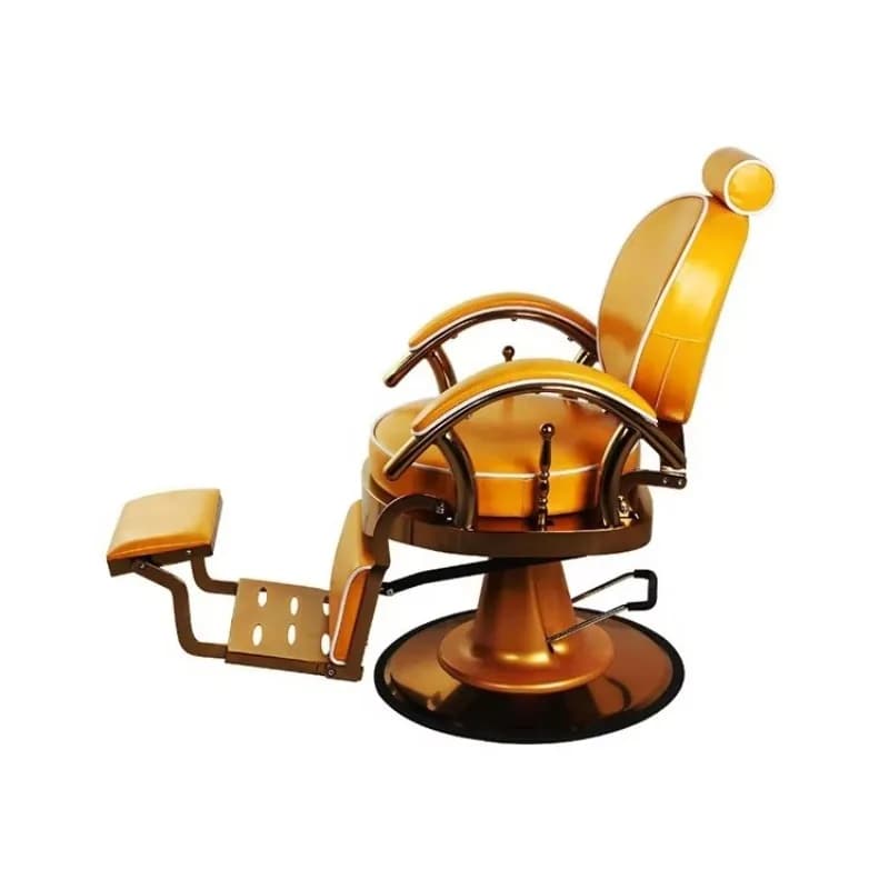 Internet celebrity retro oilhead big chair reclining shaving high-end hair salon special barber shop
