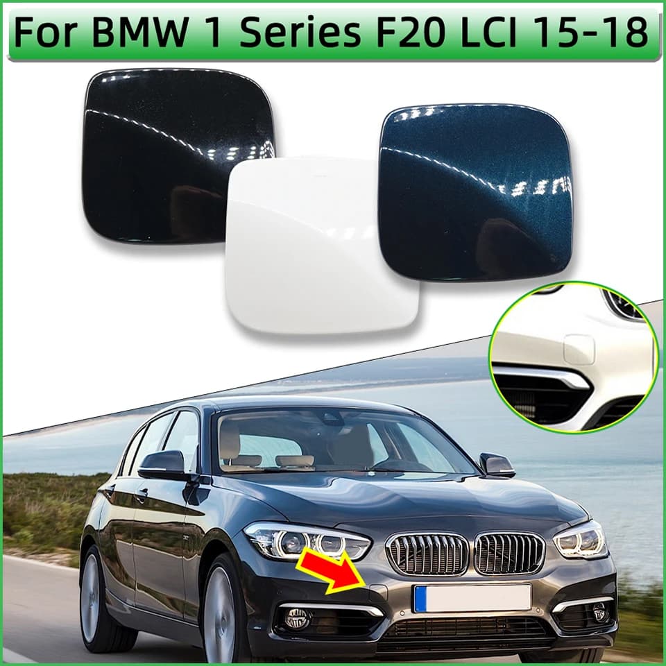 For 15-18 BMW 1 Series F20 F21 LCI 114d 116d 116i 118d 120d 120i 125d 125i Hatchback 51117387170 Car Front Bumper Tow Hook Cover