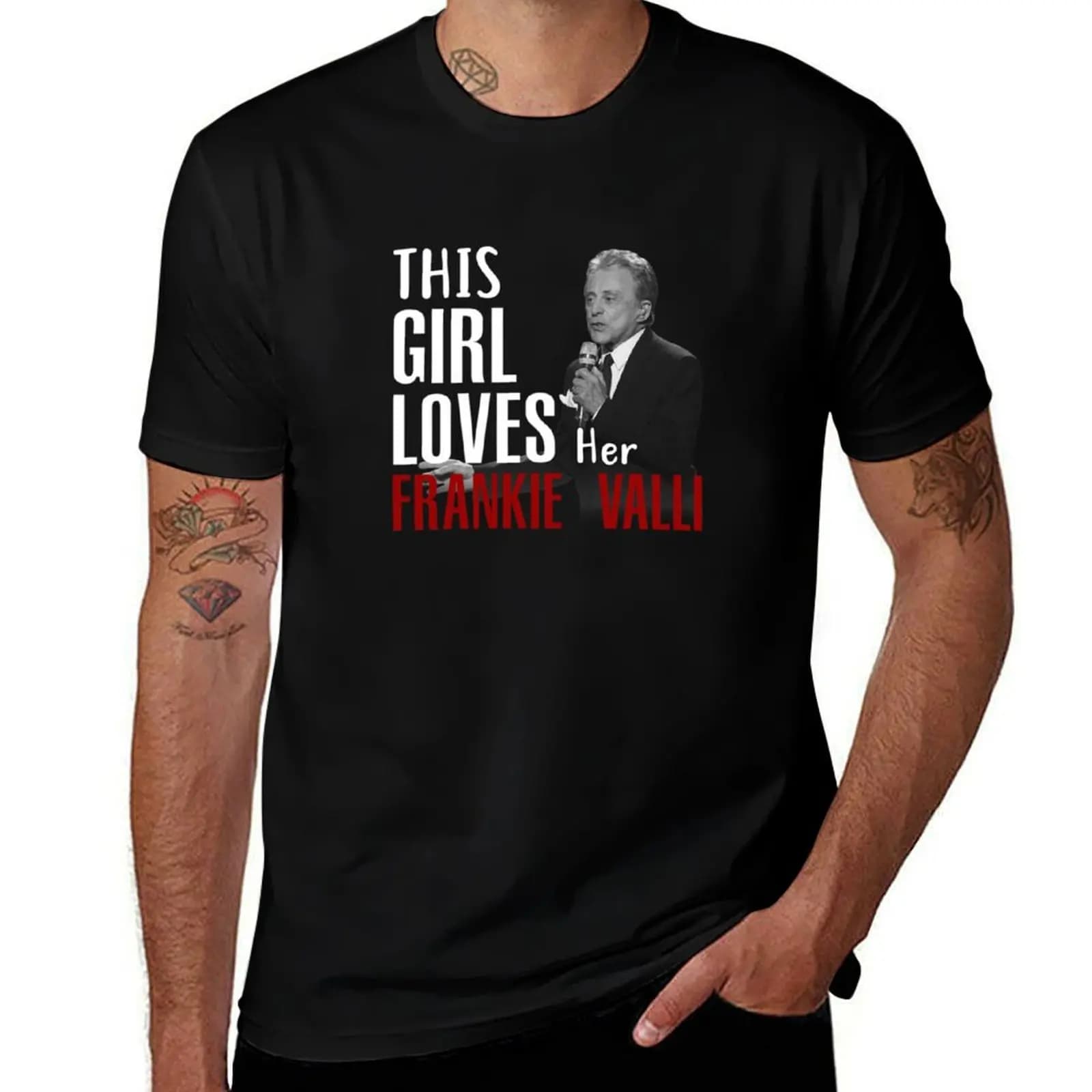 This Girl Loves Her Frankie Valli T-Shirt Plus Size Street Style Tee T-Shirt