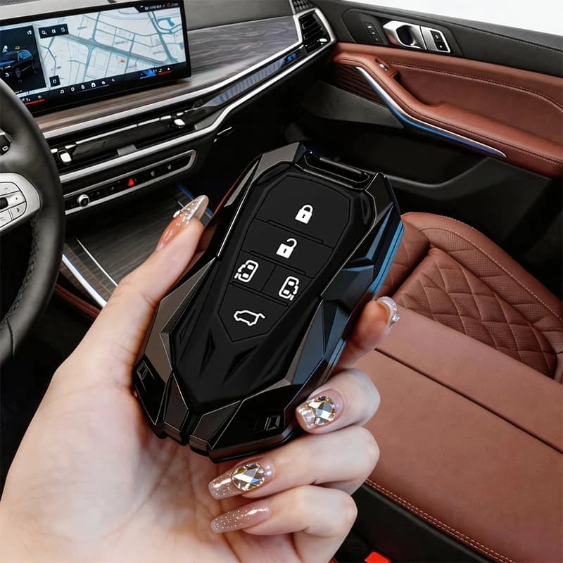 Applicable to Toyota Camry RAV4 Corolla Avalon Levin Wildlander Frontlander bZ4X Car Key Case Protector Easy Installation