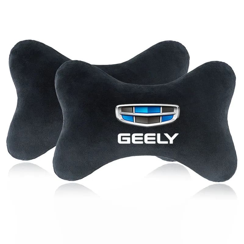 Car Headrest Seat Belt Shoulder Pads for Geely geometry C Emgrand Gc6 Gx3 Ec7 Atlas Coolray Cross NL3 X6 GS Auto Accessories