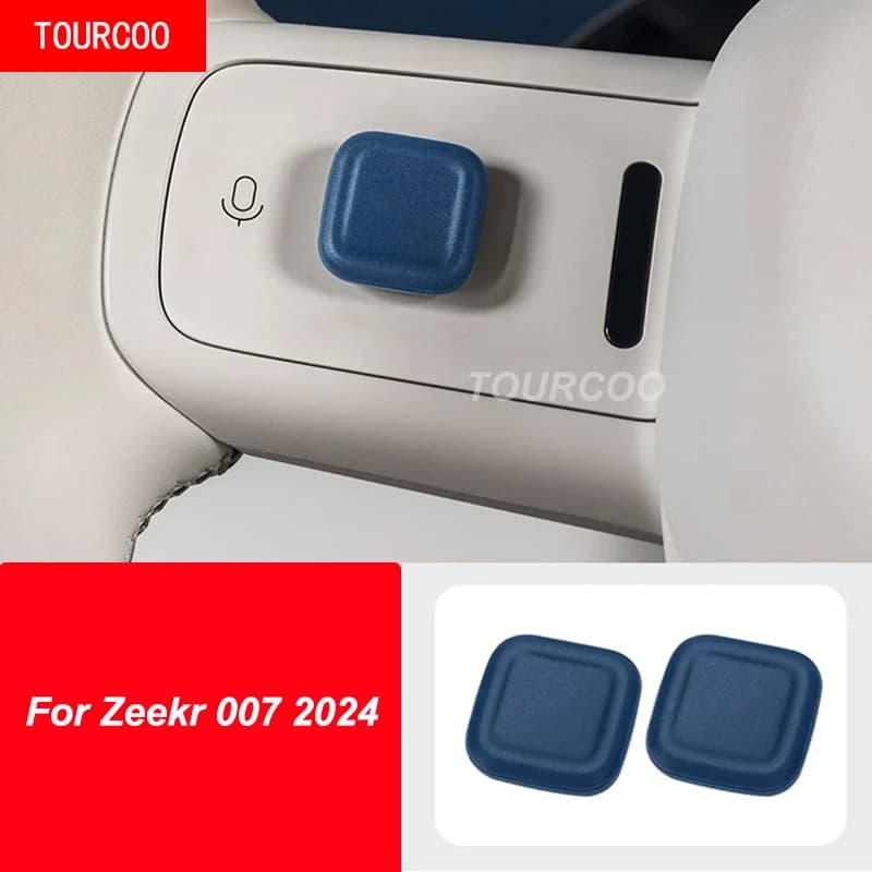 For Zeekr 007 2024 Silicone Protective Cover Steering Wheel Buttons Modification Accessories