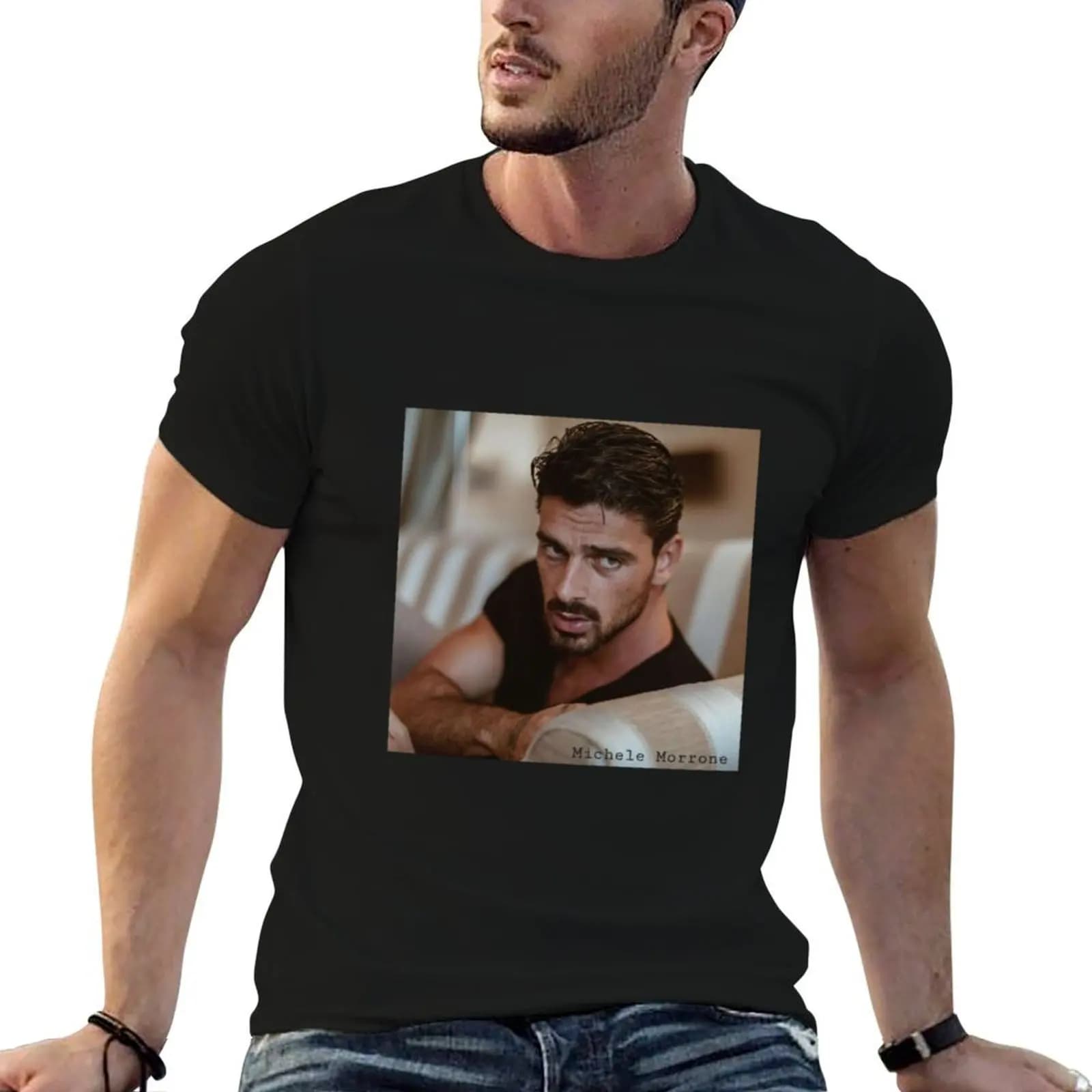 Michele Morrone T-Shirt anime shirt essential t shirt men clothing