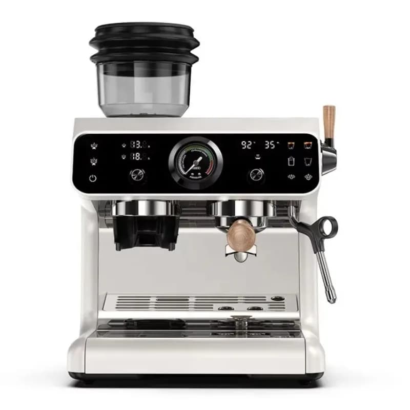 Dual Pump & Heating Electric Integrated Coffee Machine with Grinding Small Size for Household and Light Commercial Use