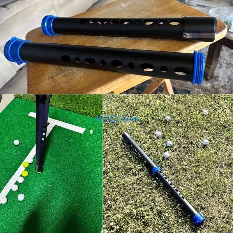 37JE Golfs Balls Shagger Grabber Golfs Balls Collector Pickup Tool Golfs Balls Retrievers, Aluminum Alloy Pickers Upper Tube