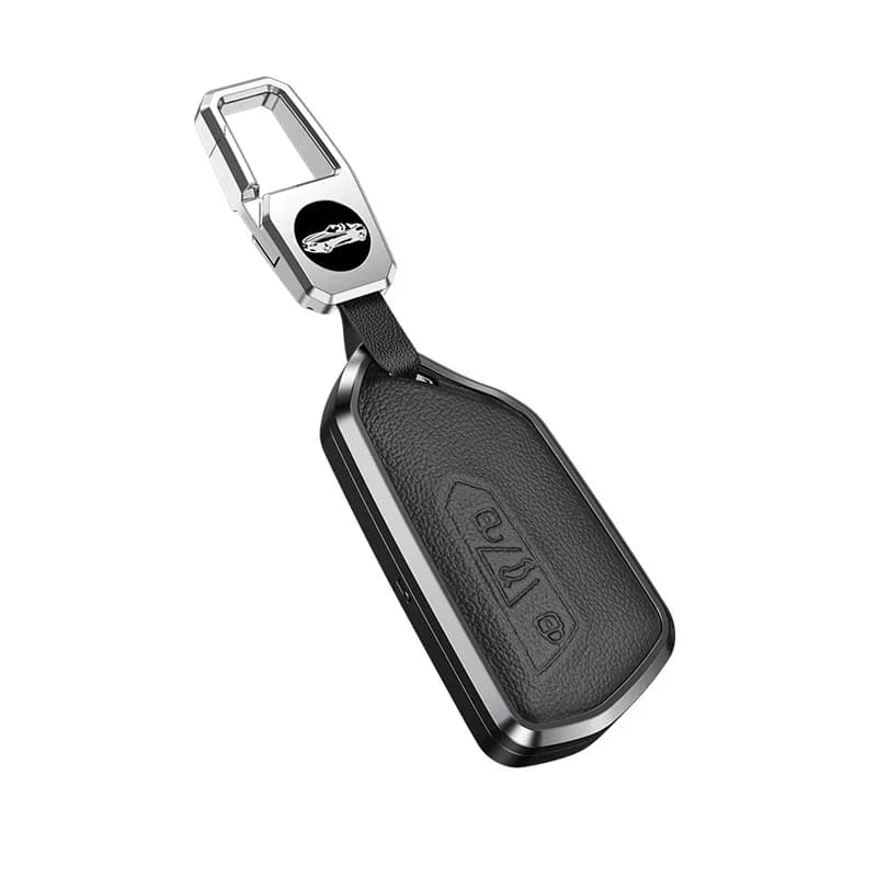 Aluminum Alloy Key Cover Case for Volkswagen Tanyue/Touran L/Lavida/Sagitar/Touareg X/Lamando/Golf/Bora/ID.4X  - Key Fob Shell