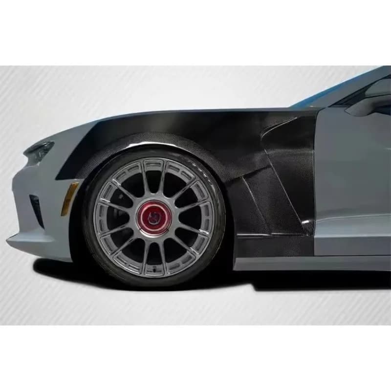 Carbon Fiber Front Mudguard Suitable for Bolt Installation for  Sixth Generation Camaro Fender Modification Kit