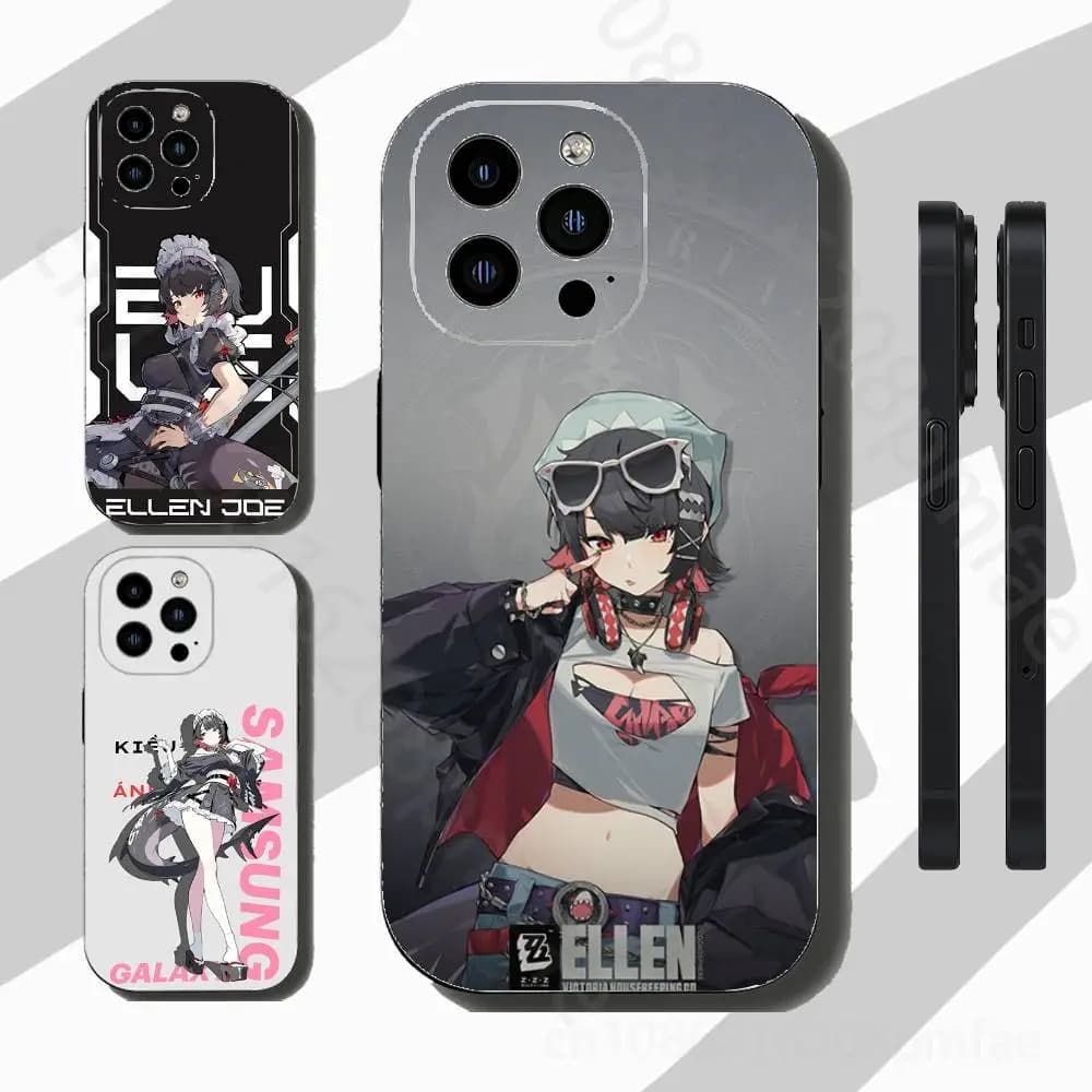 Zenless Zone Z-Zero Ellen Joe Phone Case For iPhone 17,16,15,14,13,12,11 Pro,Max,Plus,X,XS,XR,SE,Mini