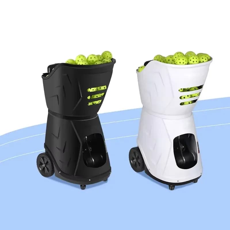 APP Control Auto Oscillating Pickle Ball Machine Pickleball Trainer 80ball Capacity for Solo Practice Self-training