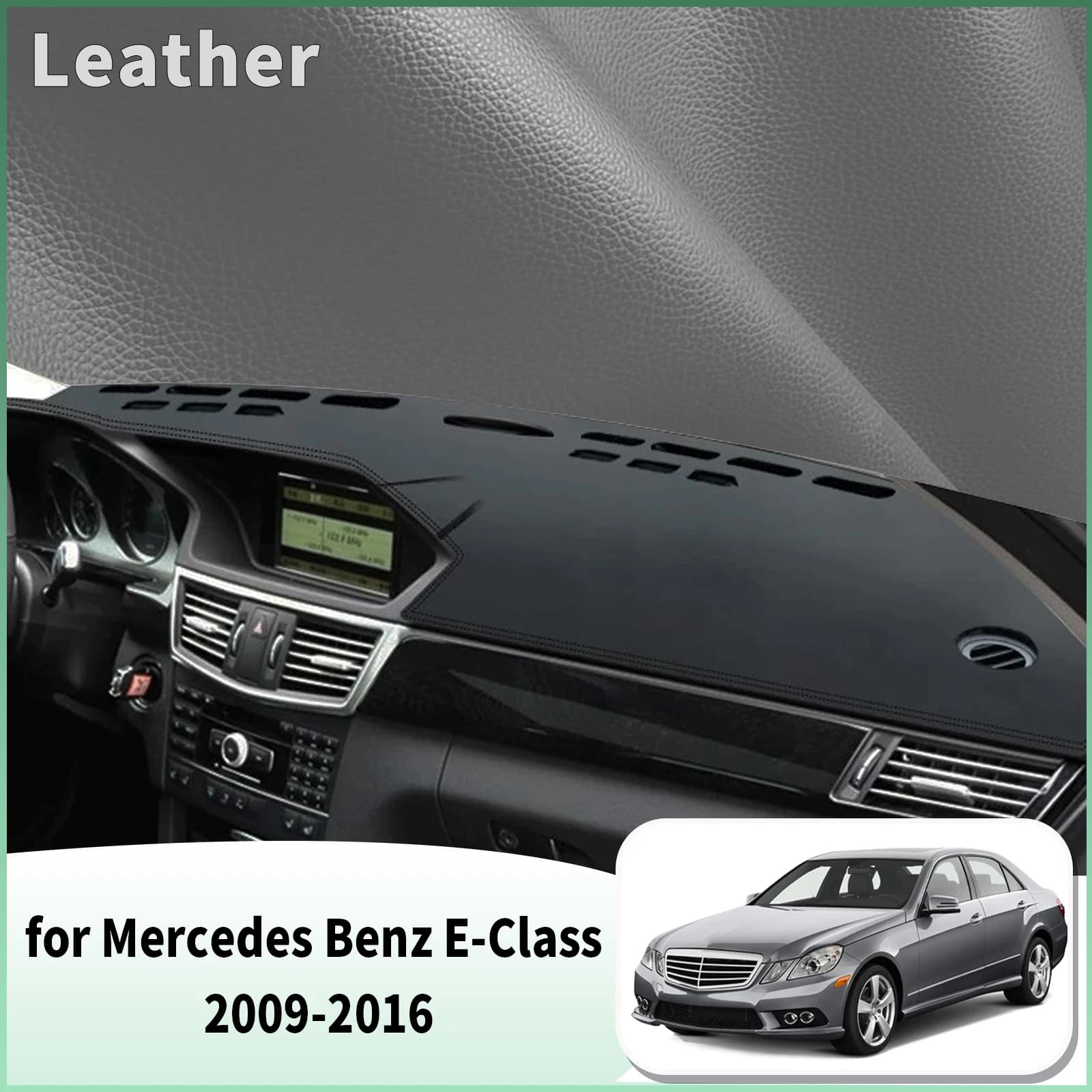 for Mercedes-Benz E-Class E Class 2009-2016 W212 W207 A207 C207 E350 Dash Mat Dashboard Cover Dashmat Anti-Glare Car Accessories