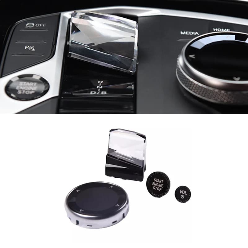 For BMW G20 New 3 Series 2023+Long Range Paddle Crystal Four Piece Set Paddle Crystal Shifting Kit