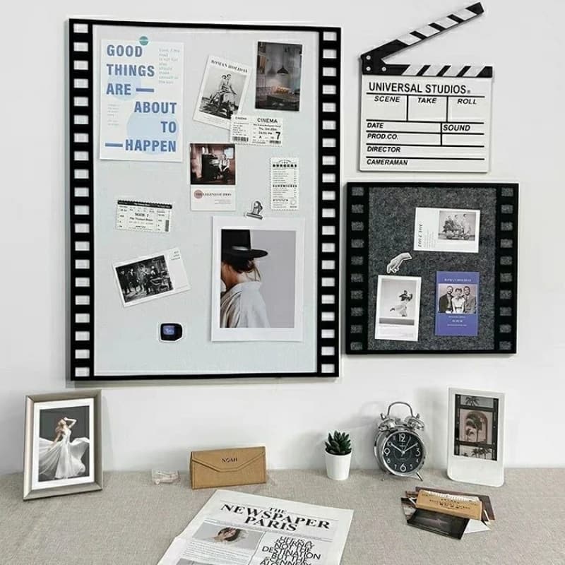Japanese Style Electric Meter Box Shape Felt Boards Sticker Photos Wall Film Displays Felt Wall Stickers Artwork Boards Stickers