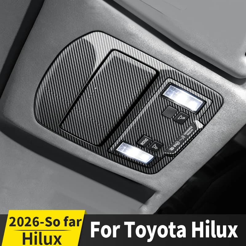 For 2026 Toyota Hilux Front Rear Reading Light Decorative Cover Upgrade Decoration Scratch Protection Auto Interior Accessories