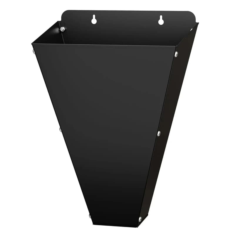 Medium Size Chicken Cone, Heavy Duty Metal Poultry Restraining Cone with Flat Back Design, Chicken Processing Equipment