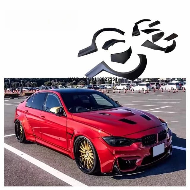 For 3 Series F30 F35 Upgrade LB Wide Body Kit F30 F35 Wide Fender Flare Wheel Arch