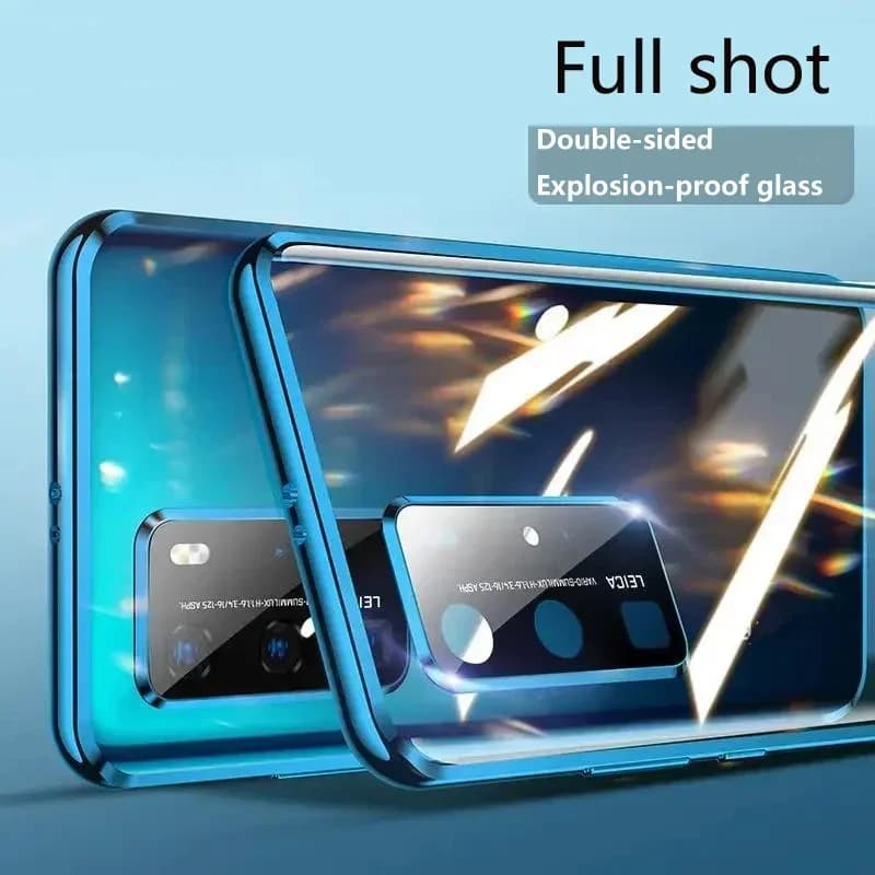 Double Sided Glass Magnet Adsorption Phone Case for XiaoMi 13T 14 Ultra 15T 17 Pro Max Lens Protection Glass Cover Cases