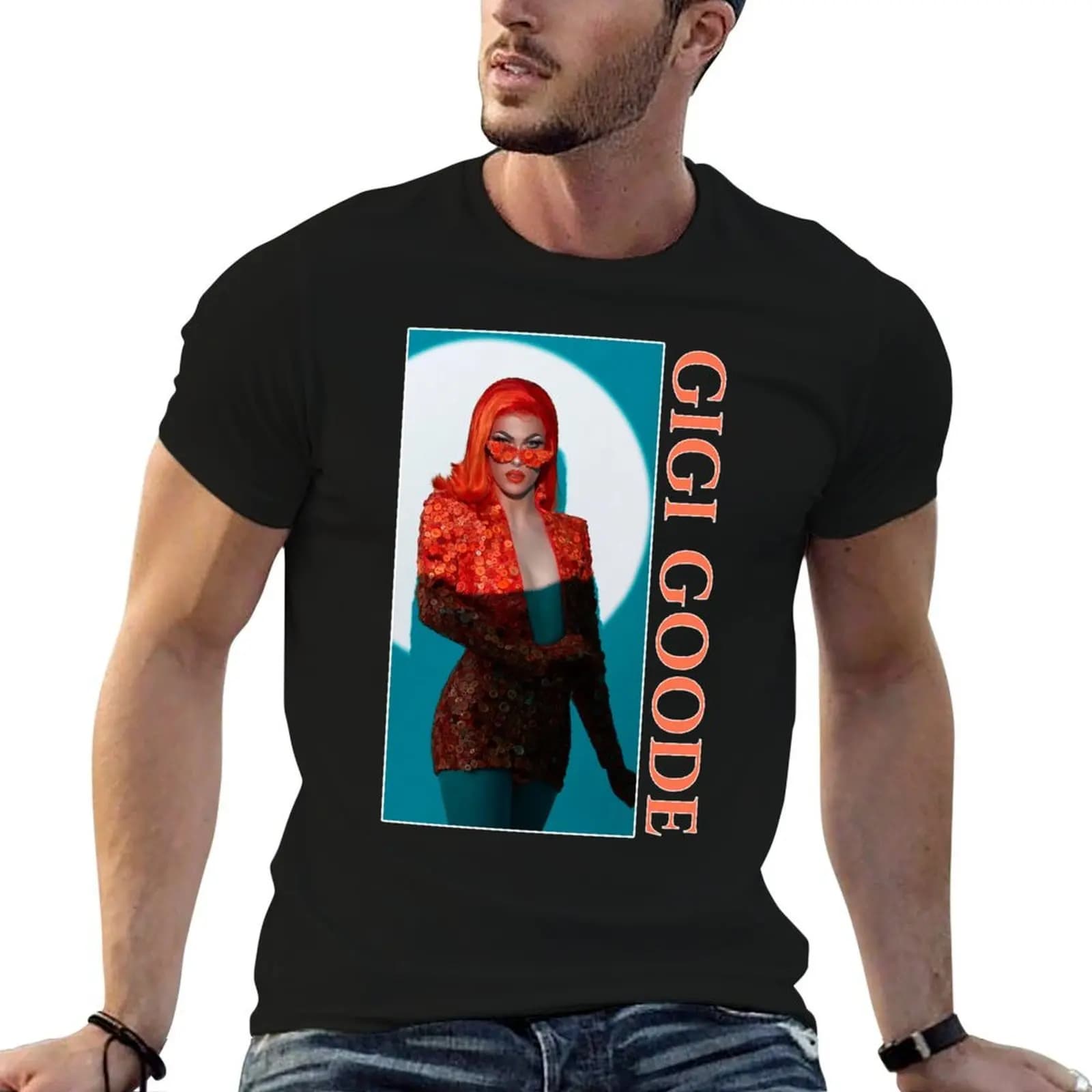 Gigi goode T-Shirt vintage t shirts Funny t-shirt compression shirt men