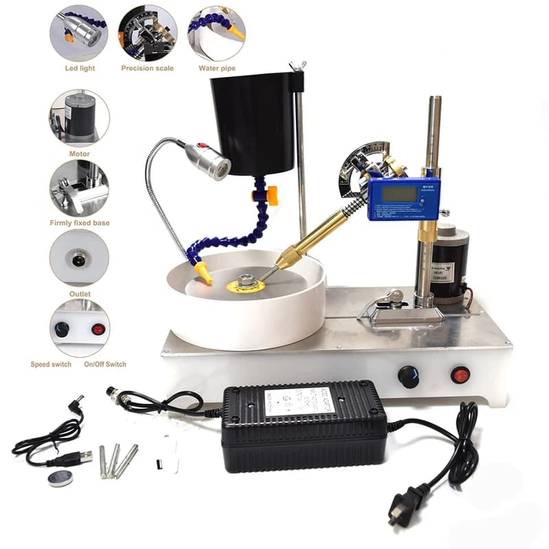 V-V Lapidary hine Index Gem Faceting Equipment Jewelry