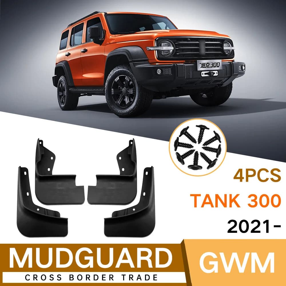 For Great Wall Tank Tank 300 2021-2023 2022 off-road version fender tiles mud flaps car accessories