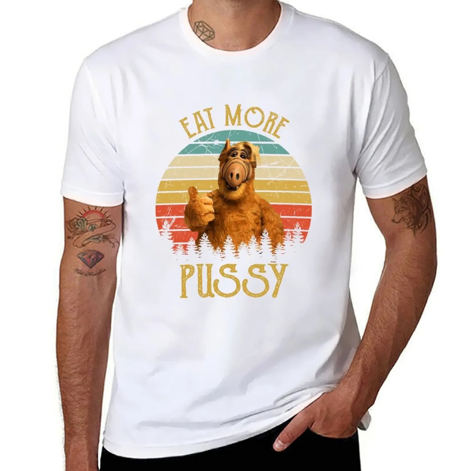 Vintage ALF Alien Said Art Gift Perfect T-Shirt t shirt personalised t shirts for man graphic vintage T-Shirt