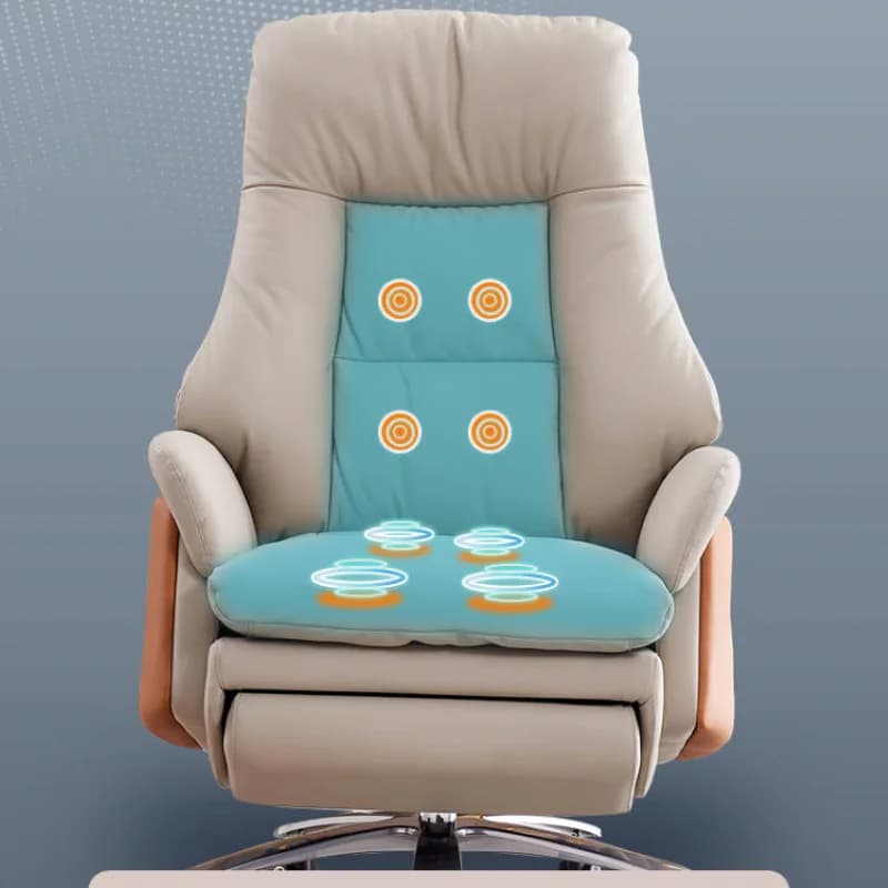 Multifunctional modern design, zero gravity 8 point airbag massage function electric leather office chair