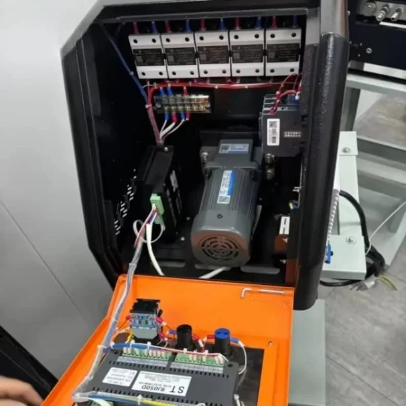 6l Plc Automatic Valve Sensor Glue Dispensing Hot Melt Gluing Piston Pump Gear Type Tank Spray Gluing Applicator Machine
