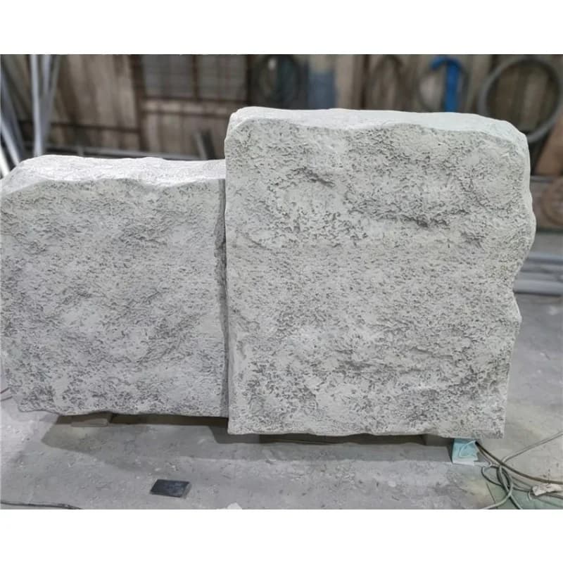 Landscape  beauty Chen props sculpture slate stone pier wood pile  brick tile snow mountain art stone earthquake