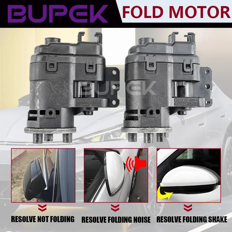 BUPEK Car POWER folding side view mirror Motors black module For 2009-2017 Renault Scenic III MK3 accesorios de auto replacement