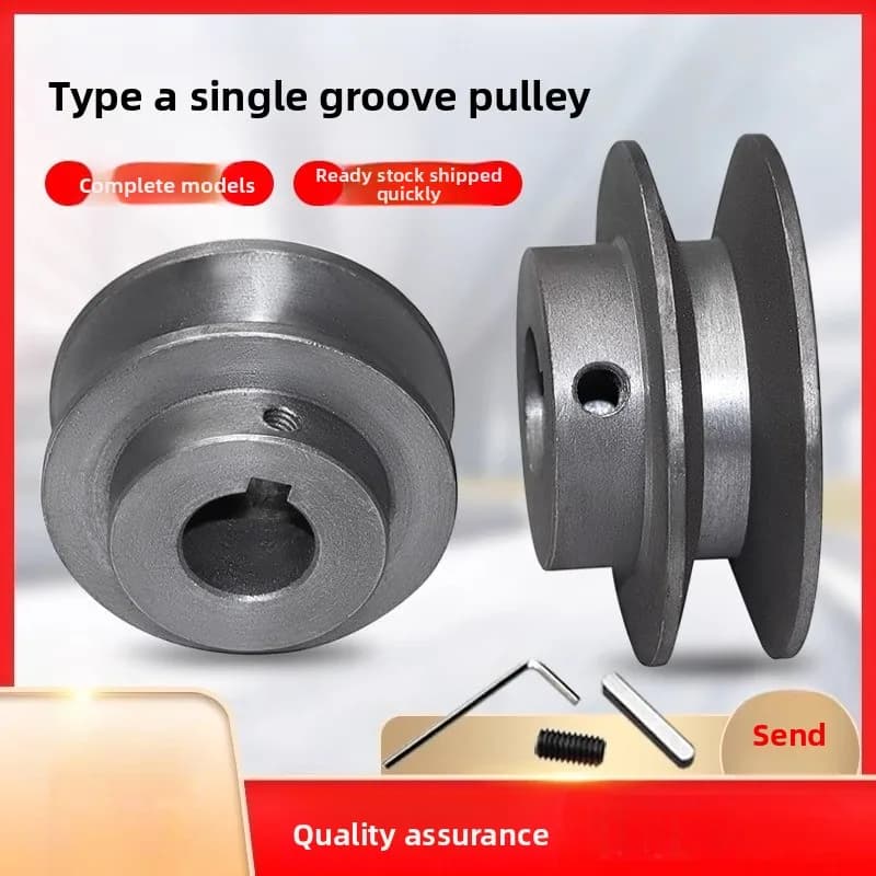 Apply To Pulley Type A Single Slot Motor Gear Reducer  Engine Generator Motor Drive Wheel Triangular Pulley