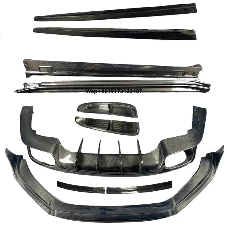2017-2022 High Quality Carbon Fiber for  971 Bodykit with Side Skirt Front Rear Lip Diffuser
