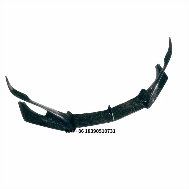 I8 Pure Forged Carbon Fiber Car Racing Front Bumper Lip for I8 Coupe 2-Door 2014-2018