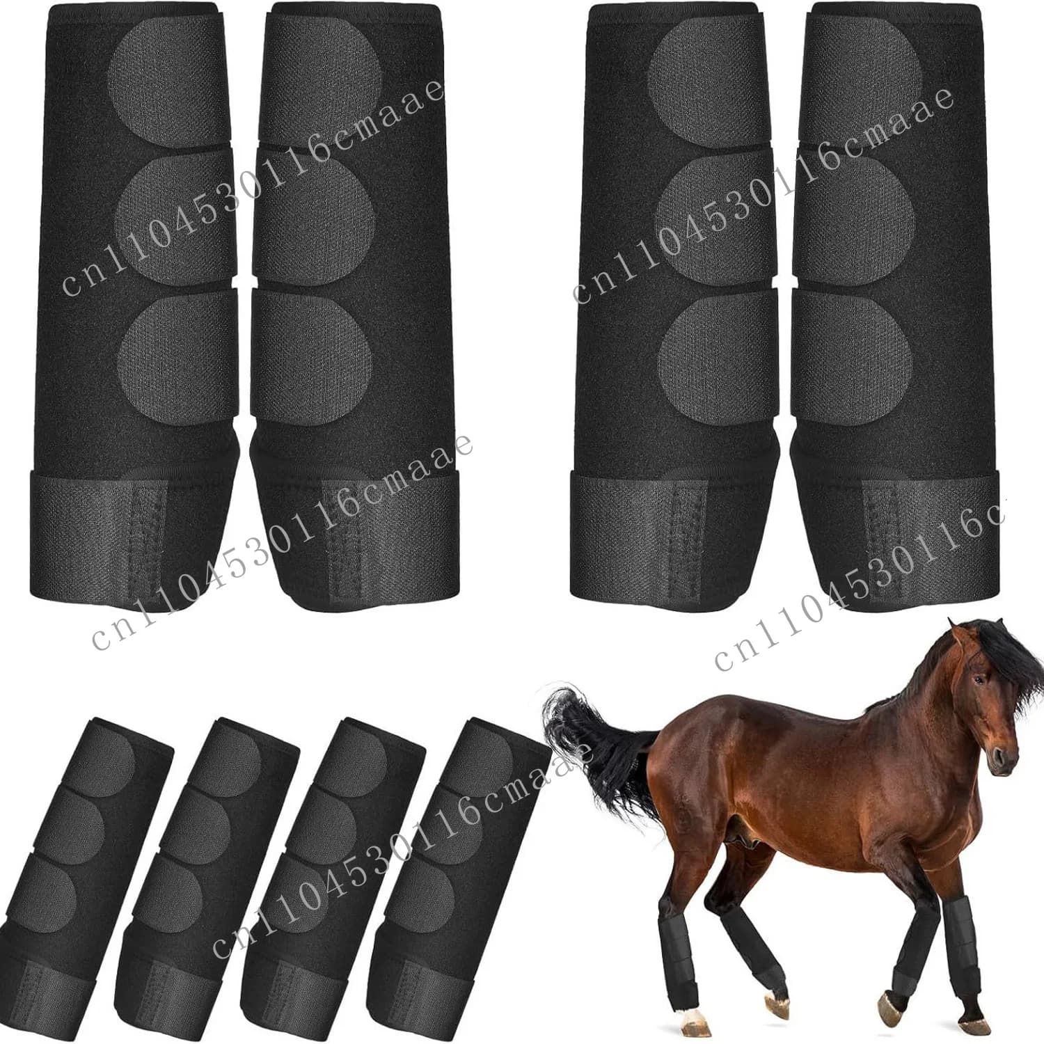 Horse leg guards, anti-collision straps, horse leg protectors, diving materials, horse leg guards