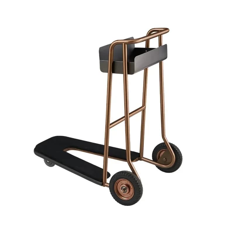 2024 Newly Designed Hotel Luggage Cart Luggage Cart Lobby Car Airport Passenger Luggage Cart High Quality