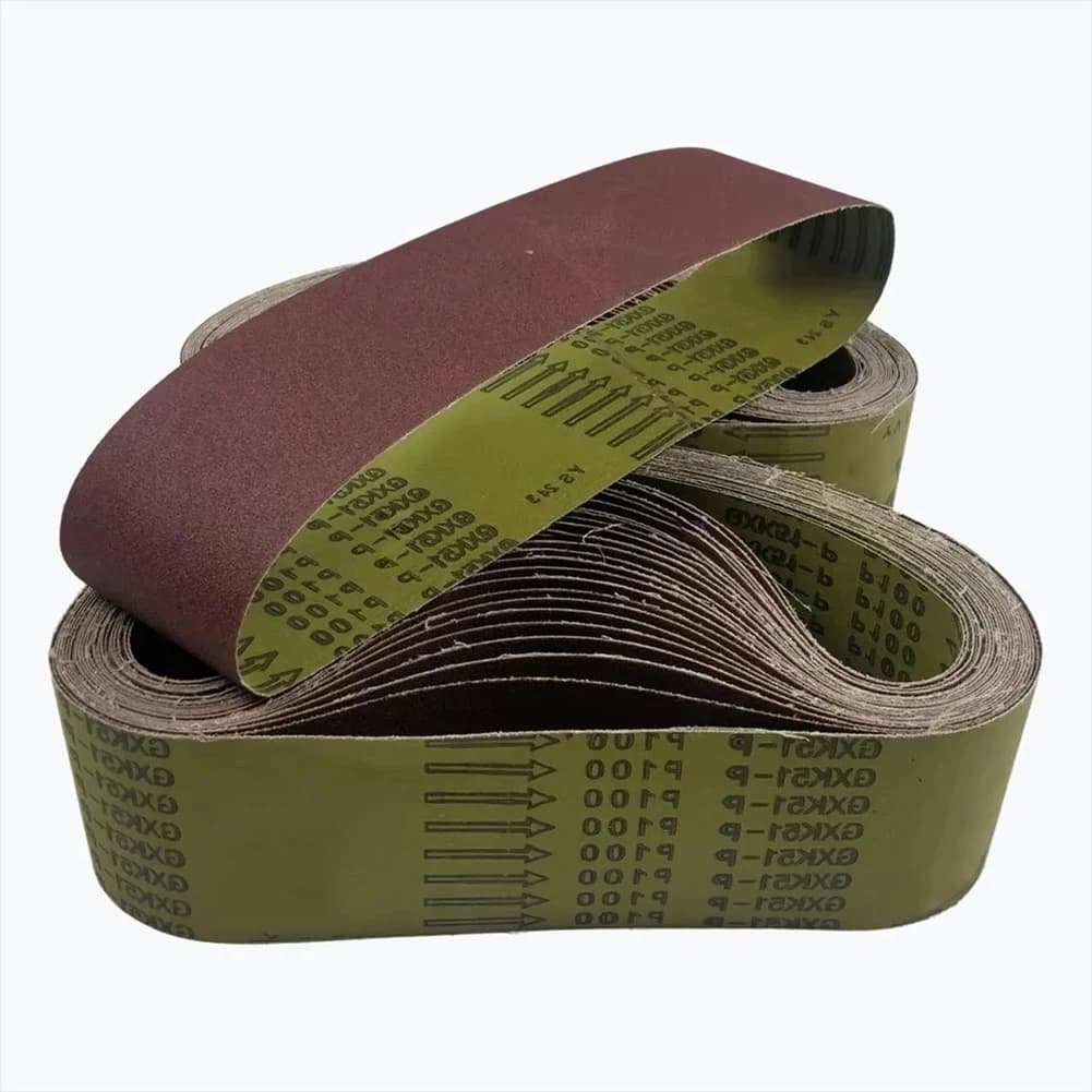 Spliced Overlap Sanding Belt 2460 x 400 mm Designed for Large Format Belt Sanders Used in Wood Metal and Drywall Applications