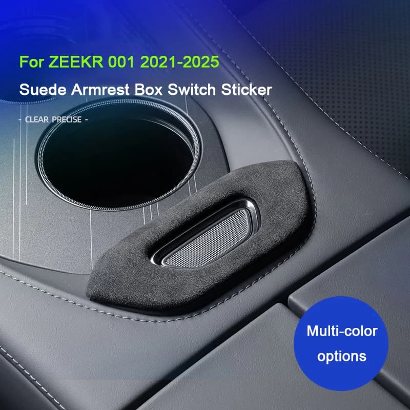 Suitable For Zeekr 001 2021-2025 central control armrest box switch panel armrest box cover central control storage accessories
