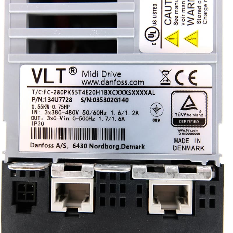 Danfoss VLT Midi Drive FC-280 Inverter New 1.5-11kW 230-690V Single-Phase Three-Phase Frequency Converter for Motor Control