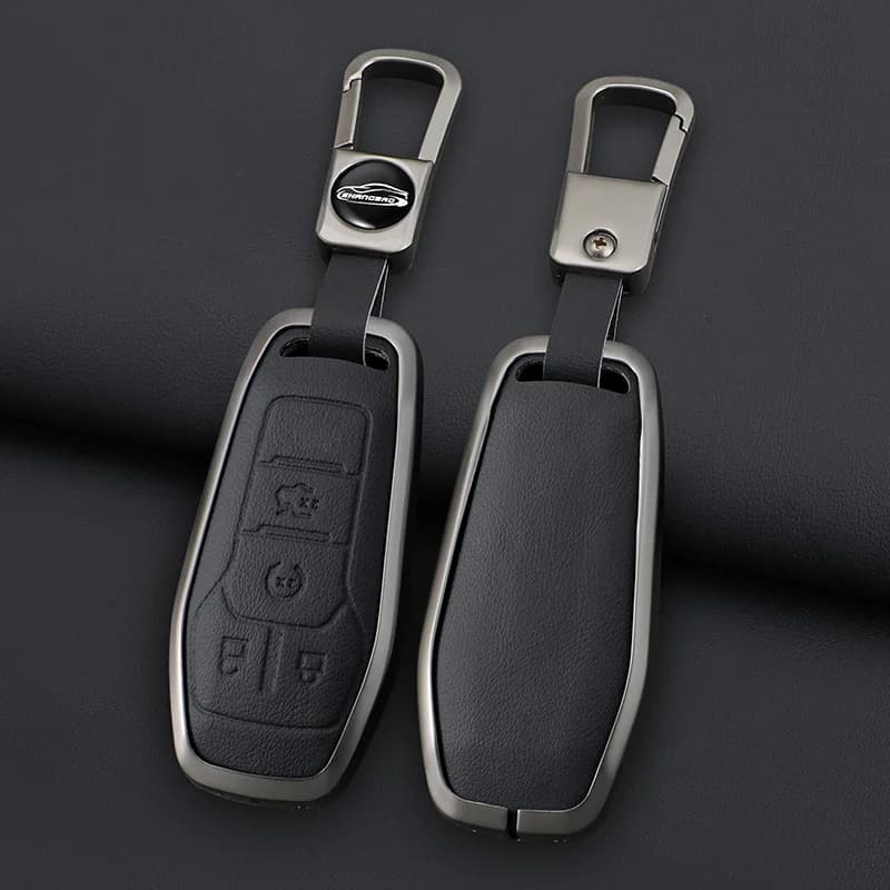 Car Remote Key Case Cover Shell Fob Holder Keychain For Ford Fusion Mondeo Mustang F 150 Explorer Edge 2015 2016 2017 2018