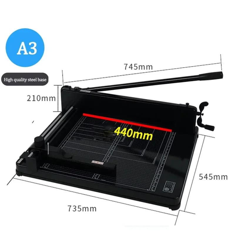 Hot Sale 858A3 Office Tools Paper Cutting Machine Manual Paper Cutting Trimming Machine Office Document Photo Paper Cutting Cutt