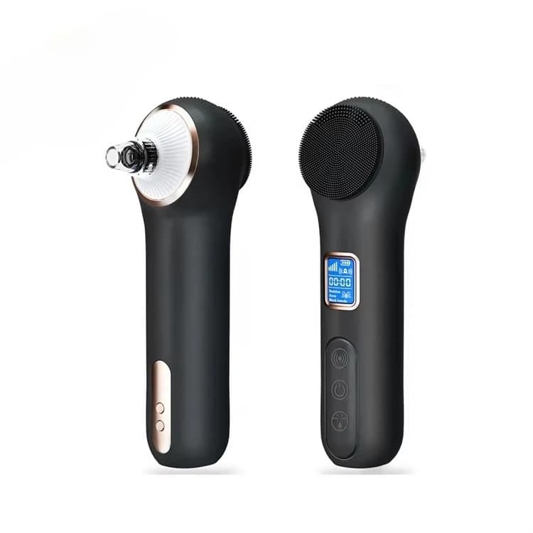 2-In-1 Facial Cleanser, Exfoliating Remover, Vacuum Deep Pore Cleaning, Cleansing Brush, Waterproof Cleansing Brush