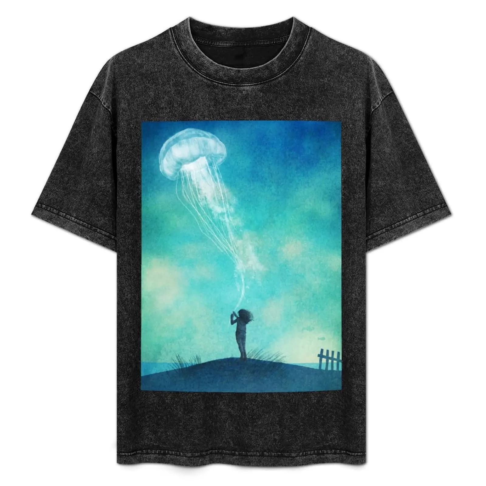 The Thing About Jellyfish T-Shirt Work Daily Short Sleeve Top