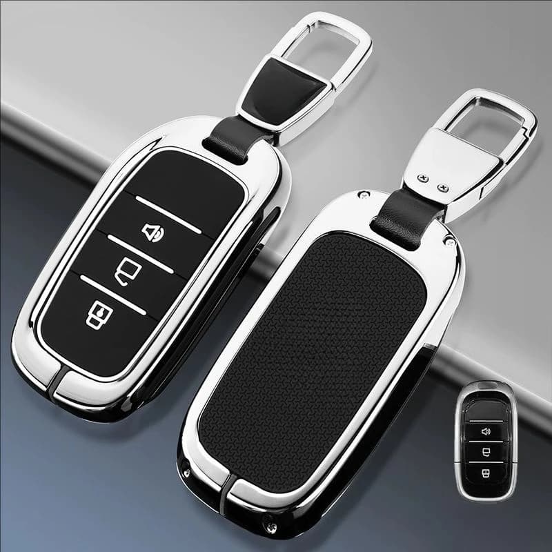 Premium Zinc Alloy Key Cover Case for FOTON Mars 7/Mars 9 - Protective Key Fob Shell Keychain Keybag