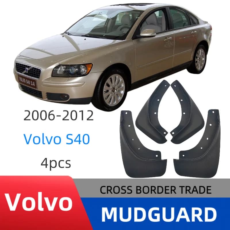 Suitable for Volvo S40/S40L 2006-2012 fender car fender leather modificationcar accessoriesmud flapscar fender
