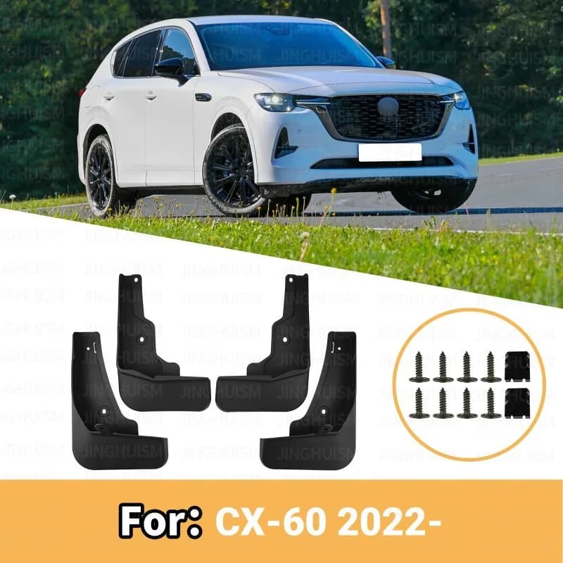 Mudguards Mud Flaps Car Accessories Fenders For Mazda CX-60 CX60 2022-2027 Exterior Modification Splash Guards Protect Parts